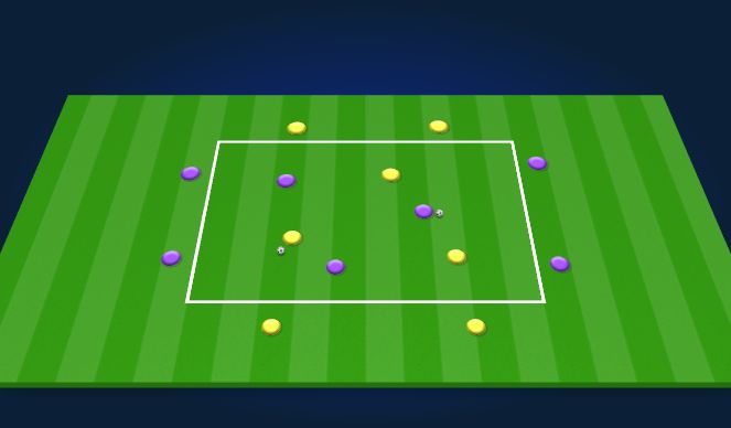 Football/Soccer Session Plan Drill (Colour): PP Animation