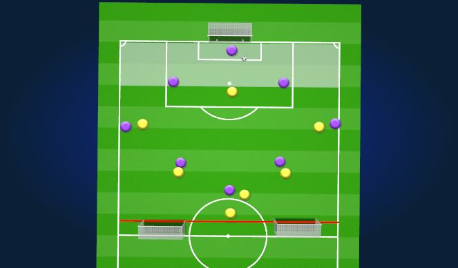 Football/Soccer Session Plan Drill (Colour): Training Game