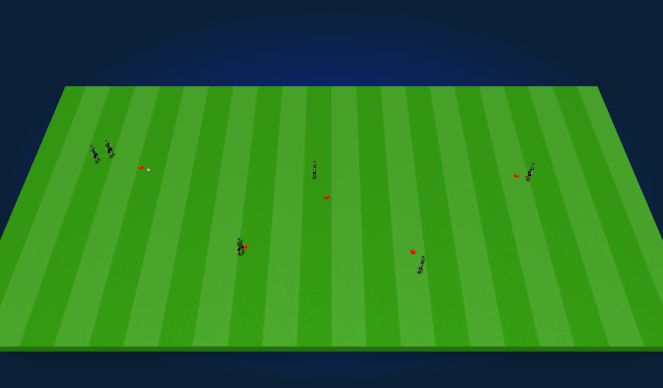 Football/Soccer Session Plan Drill (Colour): Animation 2