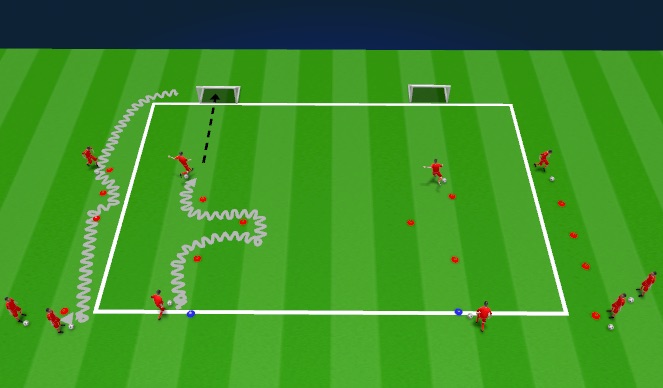Football/Soccer Session Plan Drill (Colour): Part 2 