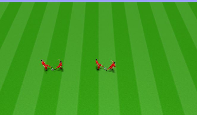 Football/Soccer Session Plan Drill (Colour): Block Tackling