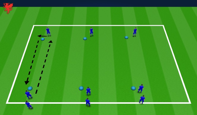 Football/Soccer Session Plan Drill (Colour): Screen 1