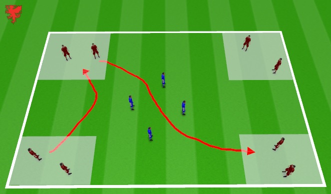 Football/Soccer Session Plan Drill (Colour): Screen 2