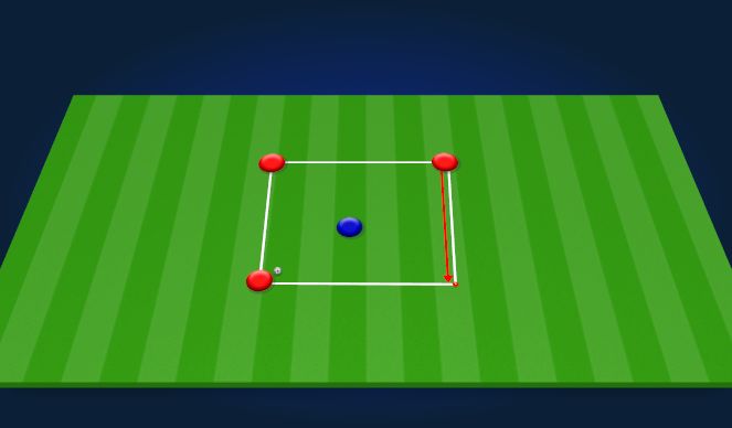 Football/Soccer Session Plan Drill (Colour): PASSING PRACTICE (20 minutes)