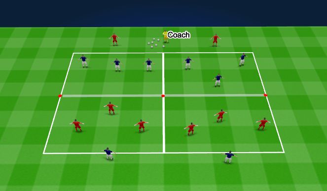 Football/Soccer Session Plan Drill (Colour): PLAY: Part 2