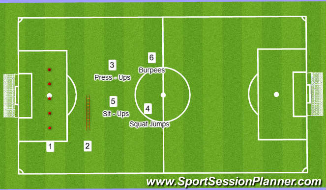 Football/Soccer: Fitness 6 (Physical: Endurance, Difficult)