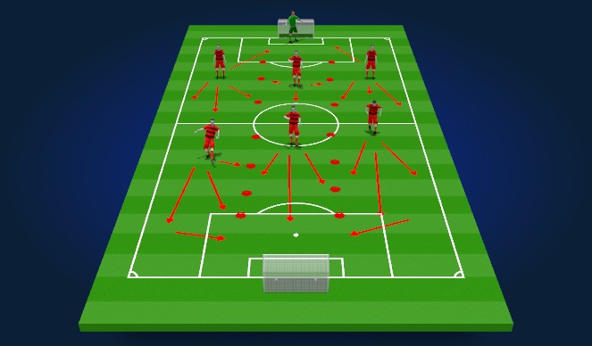 Football/Soccer Session Plan Drill (Colour): Screen 1