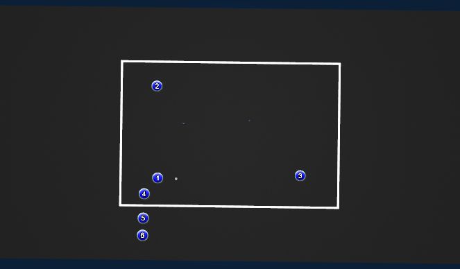 Football/Soccer Session Plan Drill (Colour): Passing Pattern