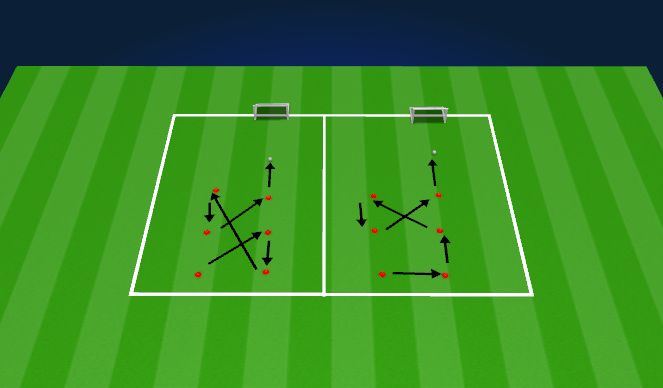 Football/Soccer Session Plan Drill (Colour): Screen 1