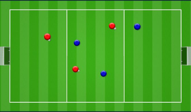 Football/Soccer Session Plan Drill (Colour): 1v1s - Arrival Activity