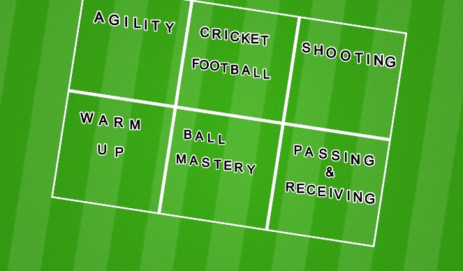 Football/Soccer Session Plan Drill (Colour): Screen 1