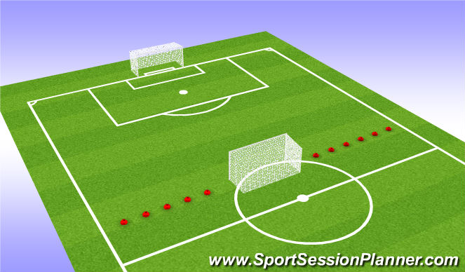 Football/Soccer Session Plan Drill (Colour): Game 7v7