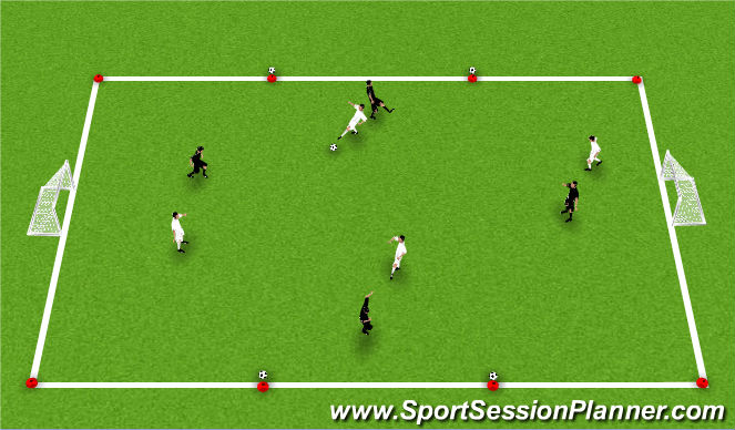 Football/Soccer: ISP 4. Sole roll/Drag back&pass, 2v2 recovering ...