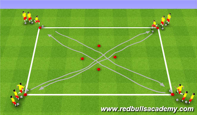 Football/Soccer Session Plan Drill (Colour): Main Theme