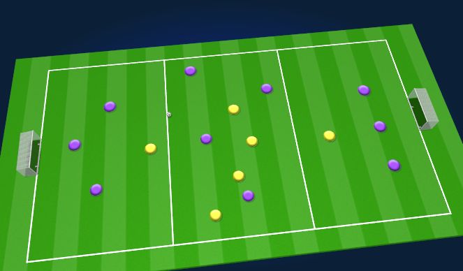 Football/Soccer Session Plan Drill (Colour): TG Possession