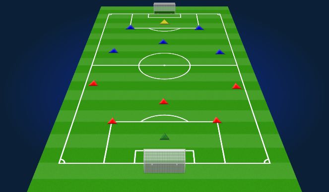 Football/Soccer Session Plan Drill (Colour): SSG: 5 vs 5