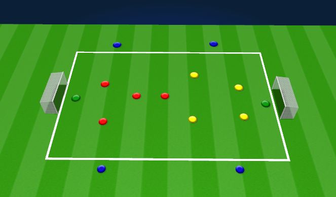 Football/Soccer Session Plan Drill (Colour): Game 