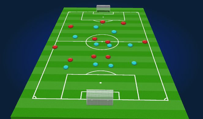 Football/Soccer Session Plan Drill (Colour): Animation 6