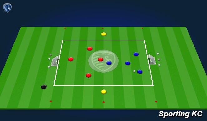 Football/Soccer: 4v4+2 Possession Direction Game (Wide Play) (Technical ...