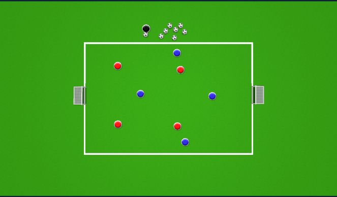 Football/Soccer Session Plan Drill (Colour): Shape Game