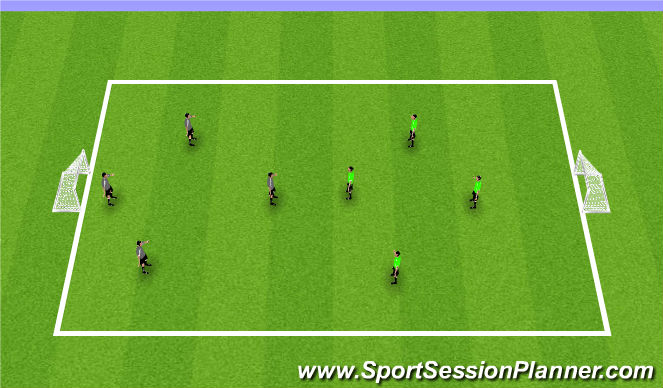 Football/Soccer Session Plan Drill (Colour): Match