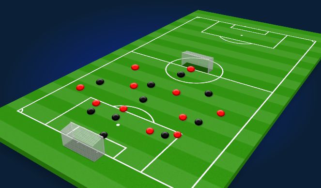 Football/Soccer Session Plan Drill (Colour): COACH PART