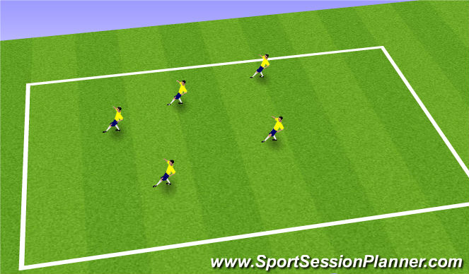 Football/Soccer Session Plan Drill (Colour): number passing