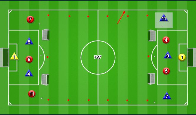 Football/Soccer Session Plan Drill (Colour): SS Expanded