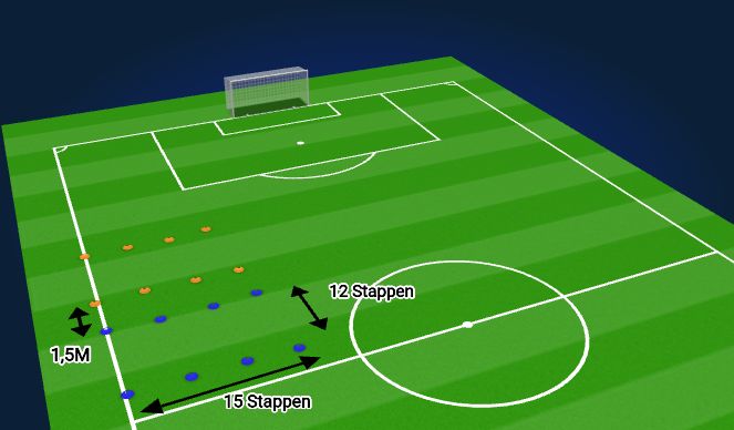 Football/Soccer Session Plan Drill (Colour): Warming-up (15 min)