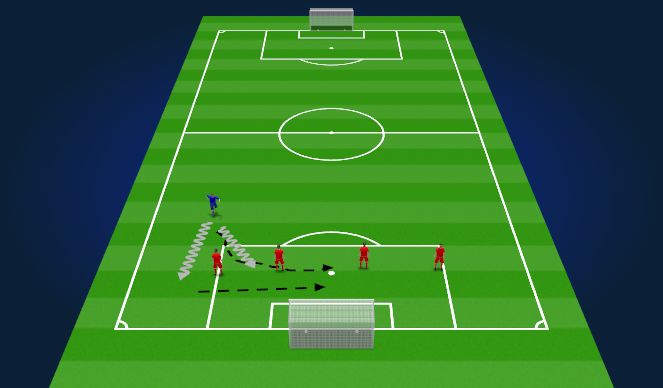 Football/Soccer Session Plan Drill (Colour): Screen 3