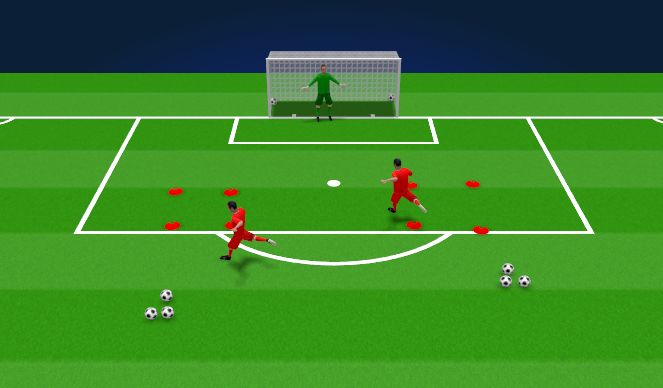 Football/Soccer Session Plan Drill (Colour): Animation 1