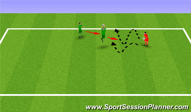 Football/Soccer Session Plan Drill (Colour): Screen 1