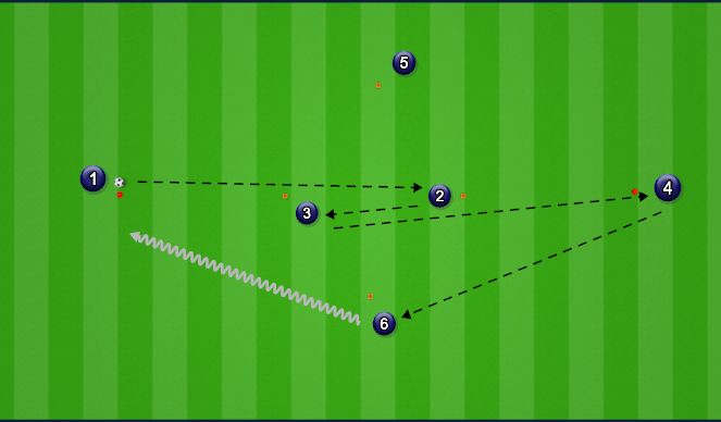 Football/Soccer Session Plan Drill (Colour): Diamond Passing 1