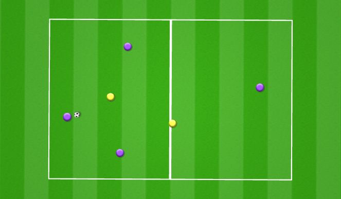 Football/Soccer Session Plan Drill (Colour): Rondo