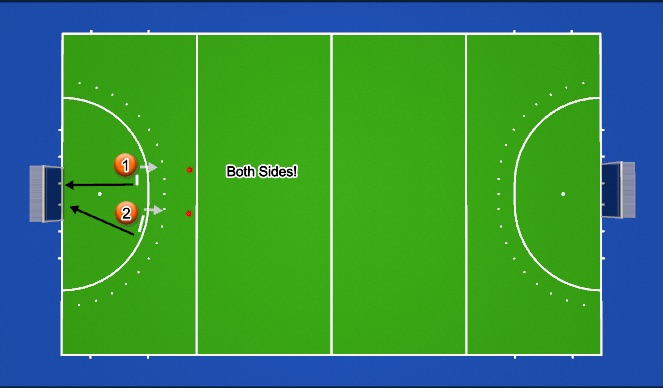 Hockey Session Plan Drill (Colour): Screen 1